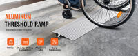 SucceBuy Rampa de umbral de puerta, rampa de aluminio para silla de ruedas, acceso modular ajustable para puertas, scooters, sillas eléctricas - details 0