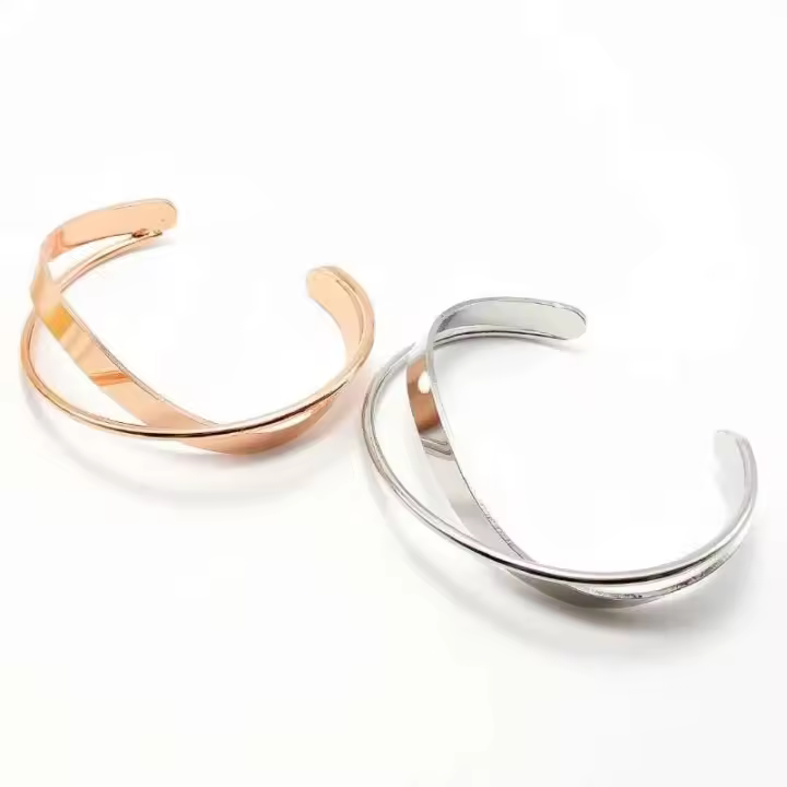 Joyería de aleación Punk para mujer, brazalete geométrico abierto en la parte superior del brazo, pulsera, joyería para mujer - 1