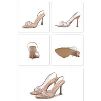 Zapatos de Tacón Alto para Mujer Transparentes con Diamantes de Imitación Ideales para Oficina - details 5