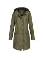 Chaquetas impermeables de Montañismo para mujer, chubasquero largo para montar en bicicleta al aire libre, regalos femeninos - details 3