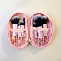 Maquillaje cepillo 10pcs mini set cristal manija portátil de viaje polvo suelto maquillaje rubor cepillo - details 5
