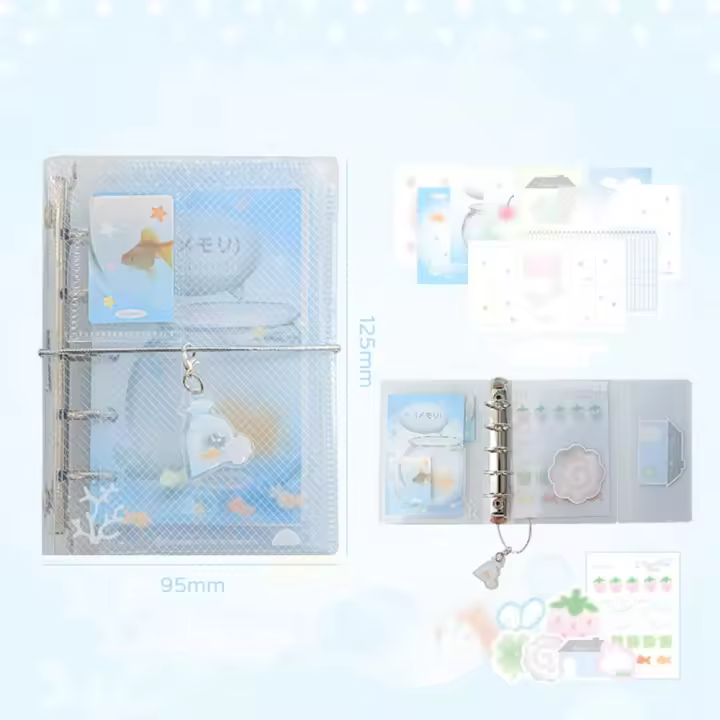 Papelería de dibujos animados, cuaderno de hojas sueltas, Mini libro de cuentas de mano portátil, diario bonito, libro de mano para niños y niñas - 1