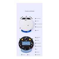 RS800 Robot aspirador inteligente, dispositivo 5 en 1 con Control remoto, supersilencioso, fregado en seco y húmedo, electrodoméstico para suelo, color negro, A - details 7