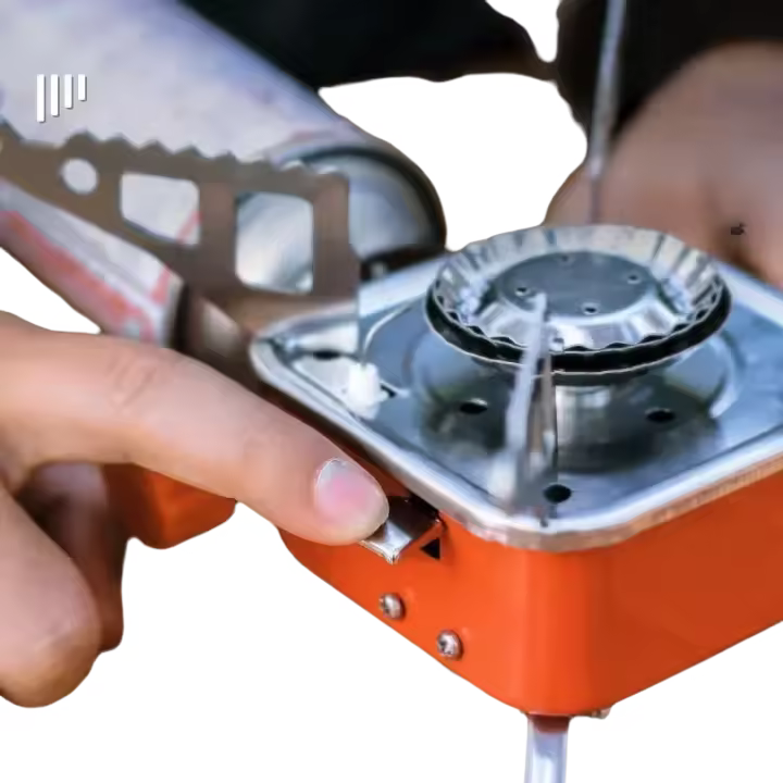 Estufa De Gas Portátil Para Camping Y Picnics Horno De Barbacoa Exterior Grande Potencia Mini Estufa Para Cocinar - 1