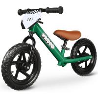 años, Edad 18 Meses a 5 años, Bicicleta de Empuje de 12 Pulgadas con Placa Individual (3 juegos de pegatinas incluidas), Bicicleta de regalo para 2-3 niños y niñas - details 0