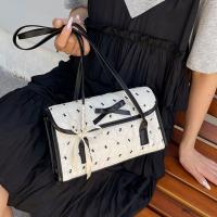 Bolso informal francés con forma de palo francés, bolso de hombro con lazo dulce, Y2K, bolso para axila de gran capacidad, trabajo - details 15