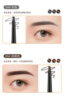 Lápiz de Cejas Doble Extremo Impermeable Duradero, Sin Desfloración, Rotativo - details 10