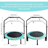 Mini Trampolín Plegable para Niños 92cm, Ajustable, Interior y Exterior, Ideal para Jugar y Entrenar - details 1