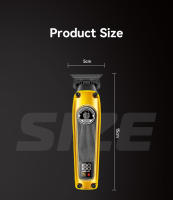 Kemei-recortadora de pelo inalámbrica para Barbero profesional, Motor sin escobillas, cortapelos, máquina eléctrica de corte con acabado calva - details 5