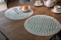 Estuche Geométrico Nórdico Jacquard Elegante para Decoración de Fiesta en Casa - details 9