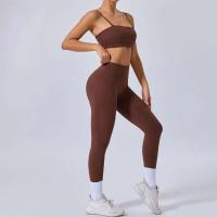Conjunto Gym 2024, Entrenamiento Deportivo Mujer Yoga Vestido Azul, Café, Azul Marino, Negro, Nuevo - details 22