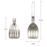 Espátula para freír montañismo, vajilla plegable, fácil almacenamiento, portátil, para alas de pollo frito - details 6