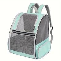 Mochila transpirable para gato, morral de viaje, Color sólido, 1 unidad - details 4