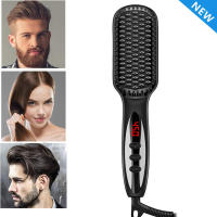 Fast Heating Anti Scald Beard Straightening Comb for Men Professional Hair Styling Straightener Brush for Women Auto Shutoff - details 9