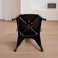 Juego de 4 Sillas de Comedor de Metal Vintage Industrial Adecuado para Uso Interior y Exterior - details 5