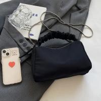 Bolso Cruzo de Nylon Negro Elegante Mango Acordonado, Cierre de Cremallera, Correa Ajustable, Perfecto para Otoño e Invierno, Multifuncionalidad Diaria - details 3