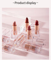 Labial Mate de Polvo de Frijol Nude 12 Colores, Descoloration No Fácil, Small Cube de Hielo, Herramienta de Cuidado de la Piel Facial - details 6