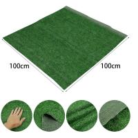 Alfombra de balcón de 1m de alta densidad, rollo de alfombra de césped artificial para interiores, decoración de jardín DIY - details 0