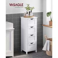 Armario de Baño Moderno Blanco 4 Cajones, 30 x 30 x 82 cm Ideal para Sala de Estar, Cocina, Comedor - details 1