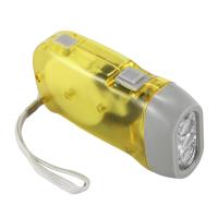 Linterna de cuerda Dinamo LED, luz de antorcha, prensa manual, manivela NR, Camping, 3 LED - details 2