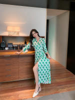 Vestido de noche Vintage para mujer, traje largo ajustado, estampado Y2K, informal, para fiesta y playa, Verano - details 117