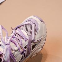 Zapatillas de deporte para niño y niña, zapatos deportivos informales con suela suave y malla de aire, cómodos, a la moda, para correr, novedad de verano, 2024 - details 7