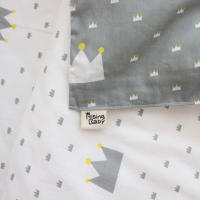 Juego de Ropa de Cuna para Bebé de Algodón Kit de Dormitorio de Niño y Niña con Funda de Edredón, Sábana, Funda de Almohada Decoración de Habitación de Niños - details 11