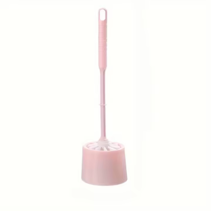 Cepillo Para El Inodoro Con Soporte, Cepillo Para El Inodoro Con Mango Largo, Cepillo Para El Baño - 1