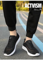 2023 Zapatos deportivos de moda de edición coreana Flyknit informales transpirables de encaje ligero de malla para hombres grandes - details 17