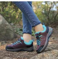 Zapatos De Senderismo Profesionales De Piel De Ante Para Mujer, Calzado De Trekking Al Aire Libre, Zapatillas De Montaña, Seguimiento De Escalada, Baratos, 2022 - details 15