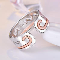 Anillo Ajustado Plateado Del Mismo Estilo Del Mito Negro Sun Wukong, Regalo De San Valentín Para Parejas - details 2