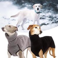 Ropa de cuello alto suave para mascotas, abrigo cálido elástico para perros, terciopelo mecedora, chaleco de lana para cachorros, Invierno - details 1