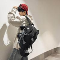 Mochila de tiburón de moda impermeable, bolso de viaje para ordenador portátil de gran capacidad con múltiples bolsillos, mochila escolar de nailon para estudiantes universitarios, niños y niñas - details 5