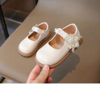 Zapatos de cuero antideslizantes para niña, zapatillas multifuncionales informales de princesa, suela suave, estilo coreano, a la moda, novedad de otoño, - details 3