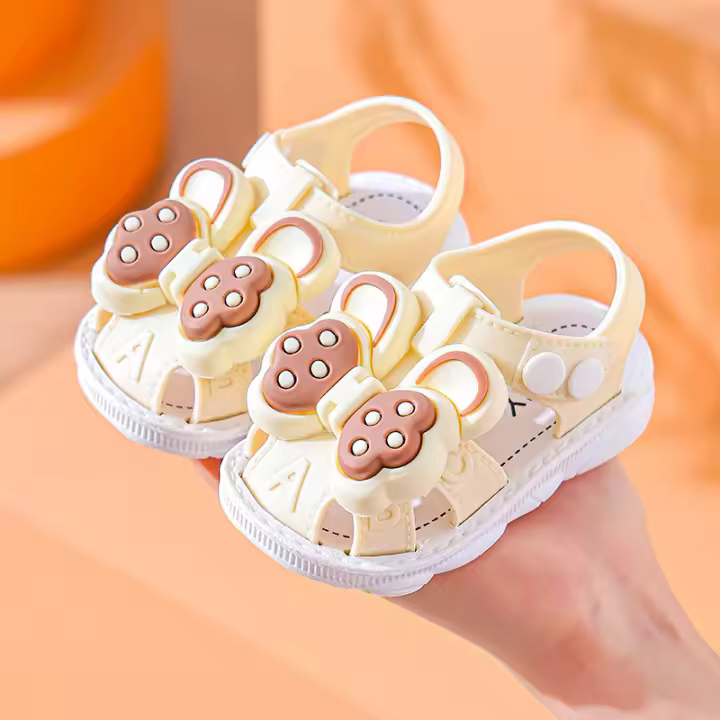 Sandalias de Bebé Suaves Zapatos de Verano para Niños Pequeños Zapatos de Playa para Princesas - 1