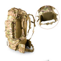 80L Camuflaje Mochila Táctica Gran Capacidad Senderismo Bolsa Impermeable Ciclismo Pack Hombres Mochila de viaje al aire libre Multi-Bolsillo Bolsas - details 0