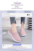 2025 Nuevos zapatos deportivos de verano transpirables con plantilla de PVC suave, planos, ligeros e informales para mujer - details 2