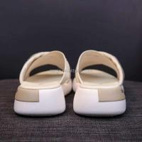 Sandalias planas de alta calidad con borde en forma de abanico, cuña alta, Eva, PVC, color nude, precio bajo - details 4