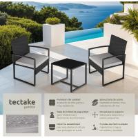 Conjunto de Jardín Exterior para 2 Personas Muebles de Jardín 2 Sillas con Almohadillas - details 1