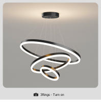 LEFANGXING Luces Colgantes LED Lámpara de Estair de Albúmino para Sala de Estar - details 10