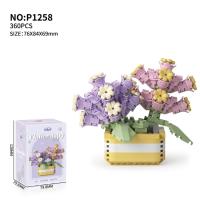 Bloques de Construcción de Cactusas Flor Eterna Bonsái Árbol Jardines Románticos Ladrillos DIY - details 22