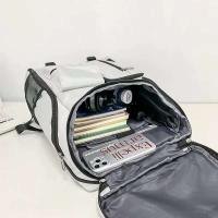 Mochila escolar personalizada de gran capacidad, bolsa de entrenamiento deportivo para gimnasio, mochila para raqueta de tenis y bádminton con compartimento para zapatos - details 8