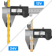 Cinta LED COB DC12 24V de Alta Densidad para Iluminación Lineal 528Leds/m XUNATA Tinta de Decoración de Habitación Natural Blanca Cálida - details 1