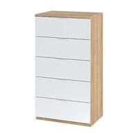 Habitdesign Comoda 3 Cajones Dormitorio LowCost Acabado en Roble Medidas: 77 cm (Ancho) x 80 cm (Alto) x 38 cm (Fondo) - details 6