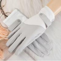 Guantes con protección solar transpirables, manoplas con protección solar Anti-UV, guantes de seda helada, guantes coloridos elegantes con protección solar para verano para correr - details 6