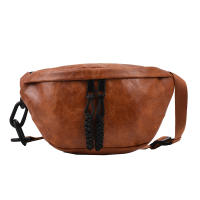 Bolsa Casual Unisex de Gran Capacidad Diseño Oblíquo de Hombro, Estilo Europeo Americano, Color Sólido PU, Bolsa de Viaje Versátil - details 0