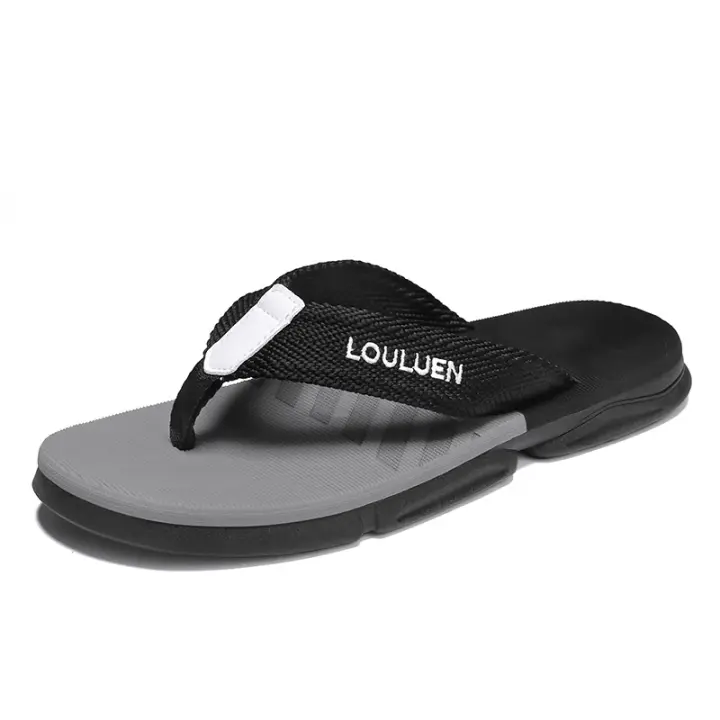 Plataforma chanclas sandalias zapatillas de los hombres desgaste antideslizante moda nuevos zapatos de playa - 1