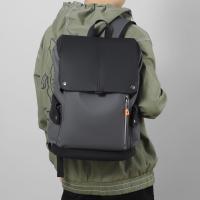 Mochila para ordenador portátil de alta calidad para hombre, morral grande de piel sintética, resistente al agua, con carga USB, para negocios, urbano - details 15