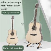Funda protectora para guitarra eléctrica, transparente, translúcida, a prueba de polvo, impermeable, bolsa de almacenamiento protectora - details 2