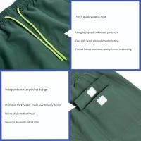 Pantalones cortos De Hombre con logotipo personalizado, pantalones cortos deportivos De talla grande con doble capa para verano, pantalones cortos deportivos para hombre - details 3